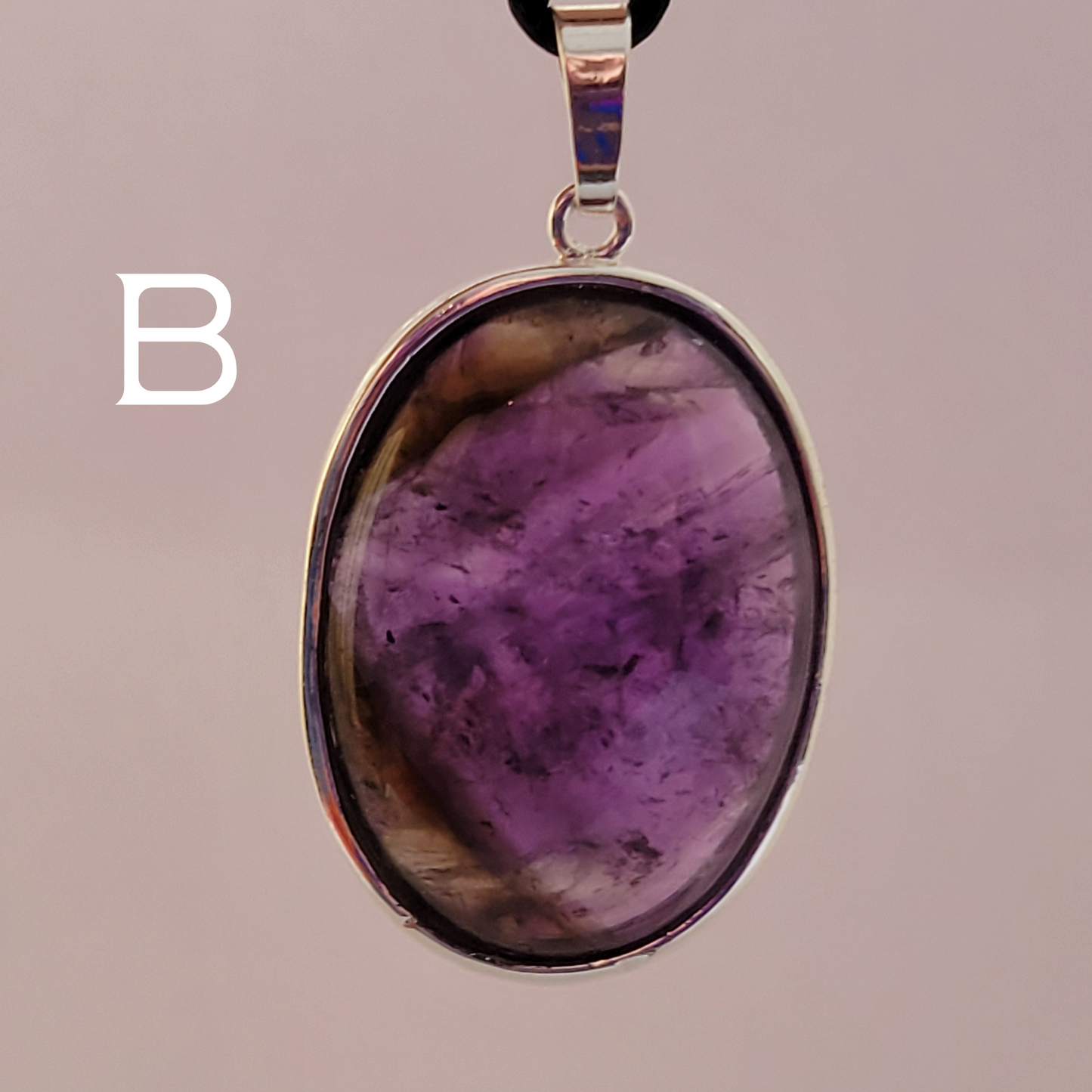 Oval Amethyst Pendant