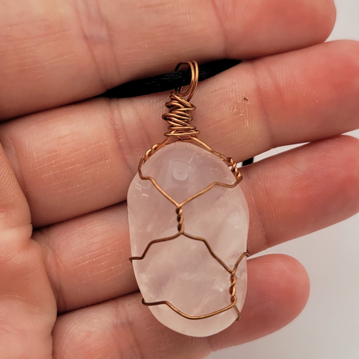 Rose quartz tumble