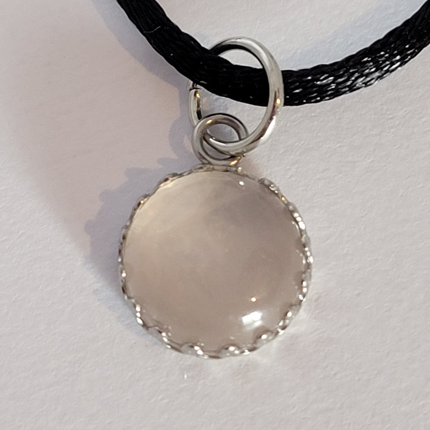 Mini Round Crystal Pendant