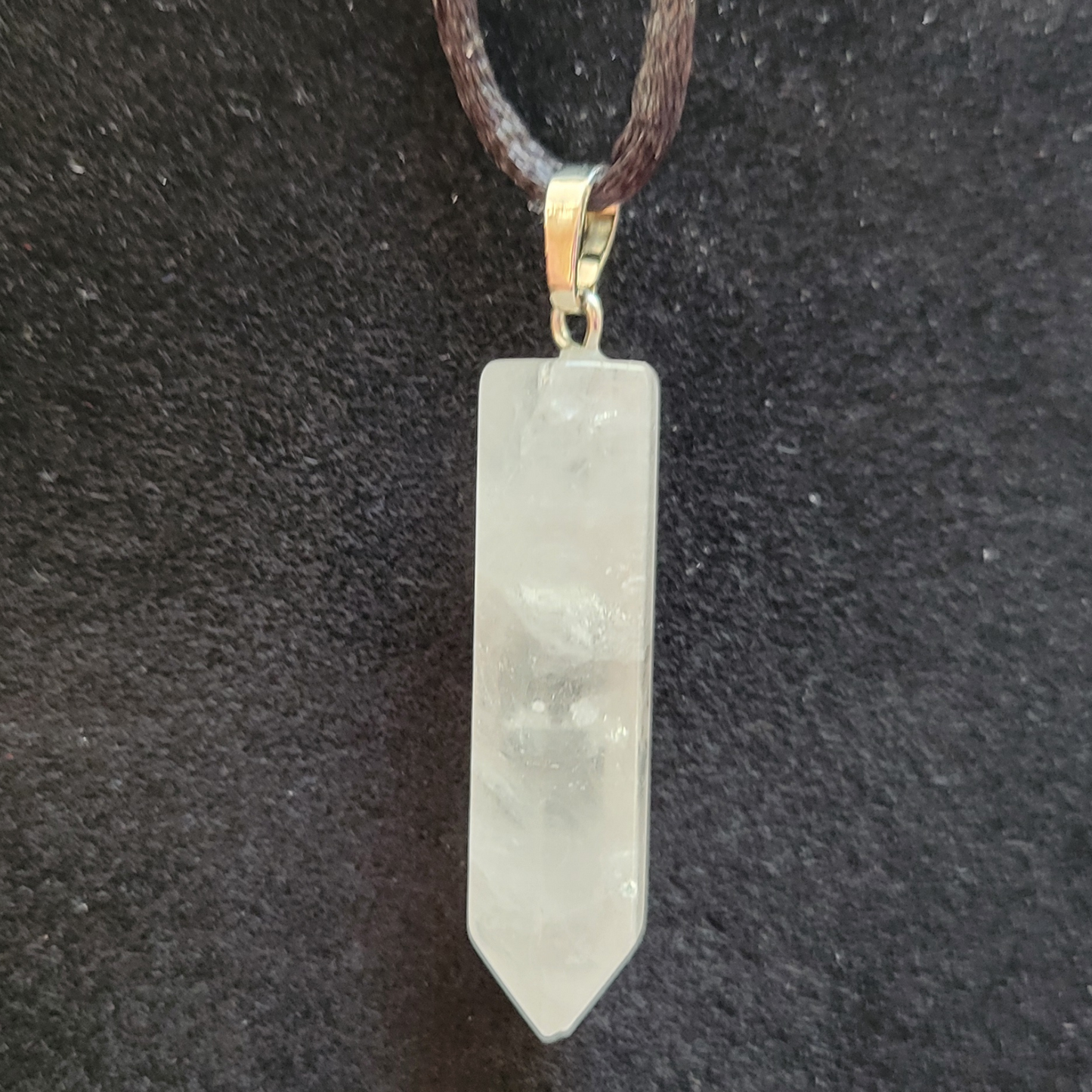 polished point pendant