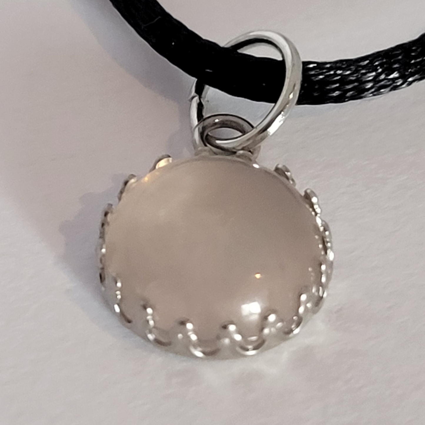 Mini Round Crystal Pendant
