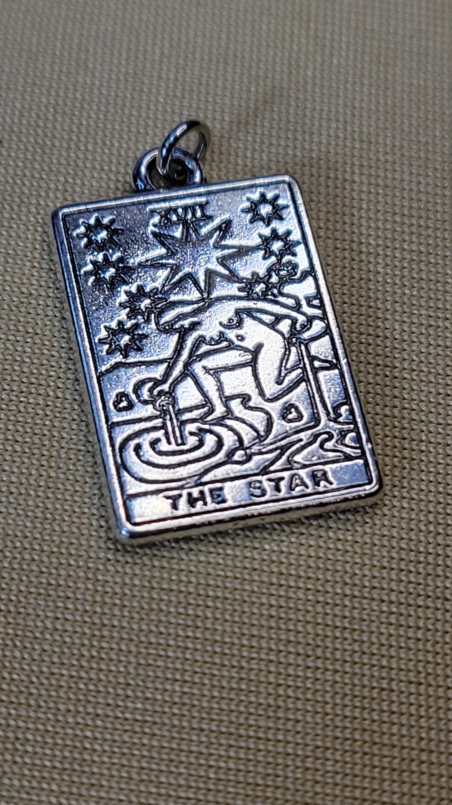 Tarot charm necklace