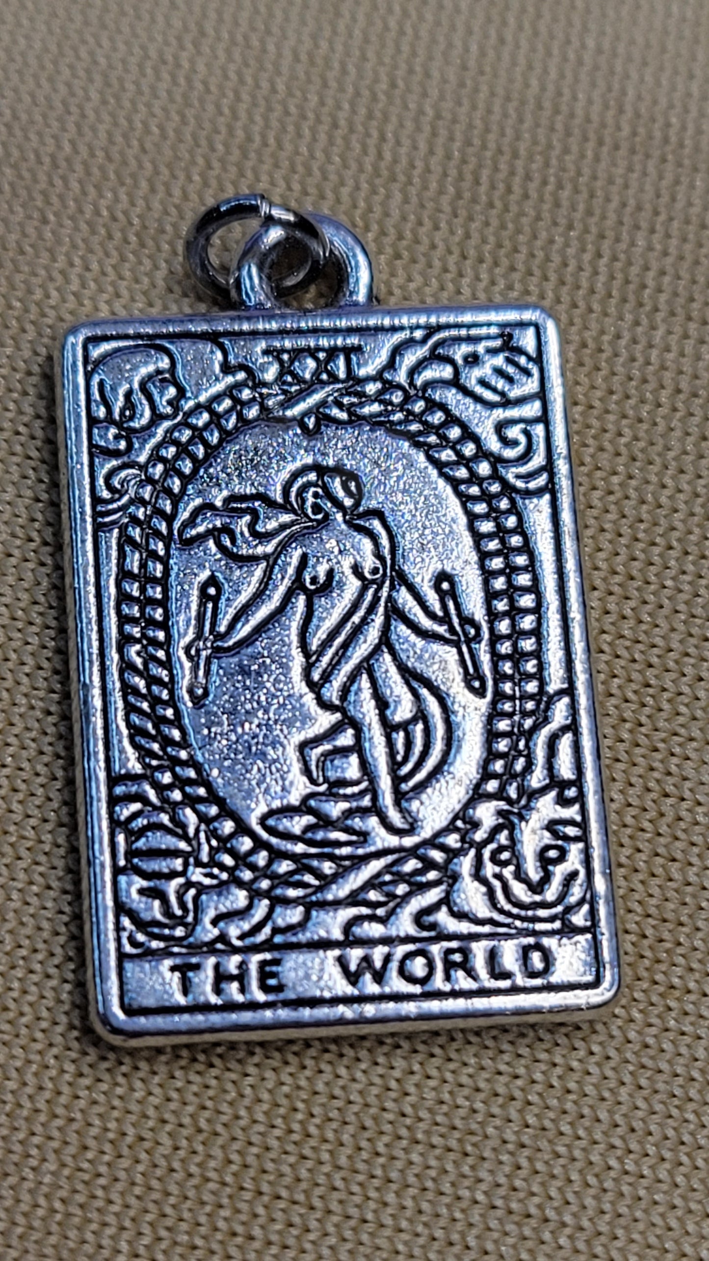 Tarot charm necklace