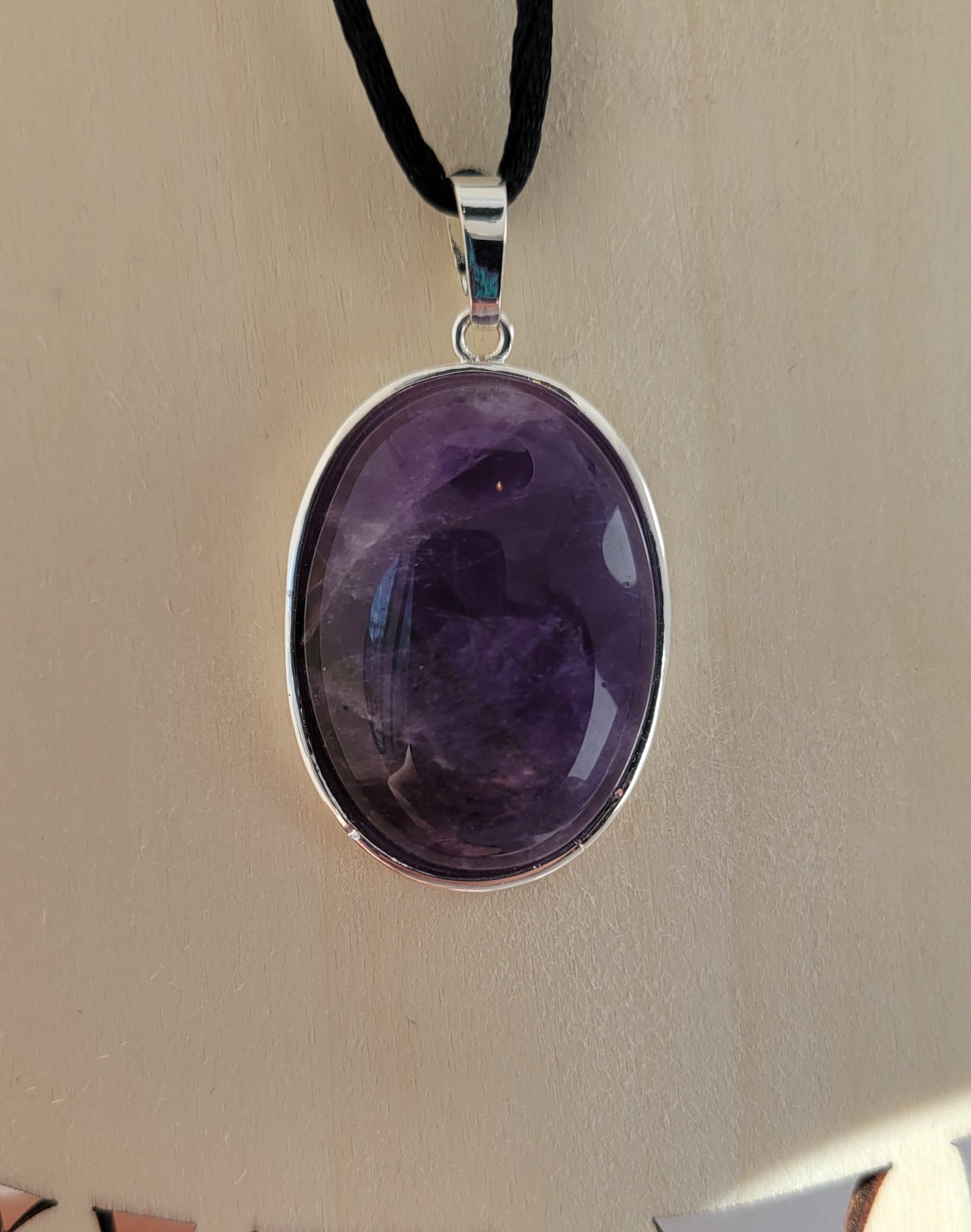 Amethyst pendant necklace