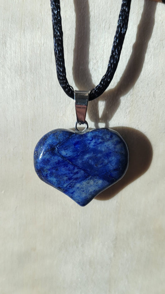 lapis lazuli heart necklace