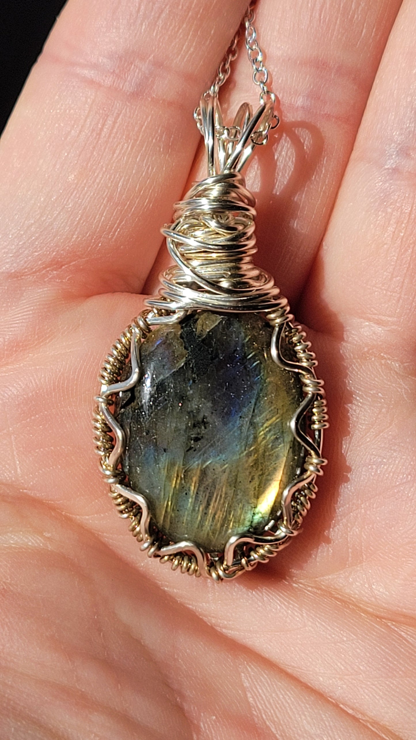 labradorite necklace