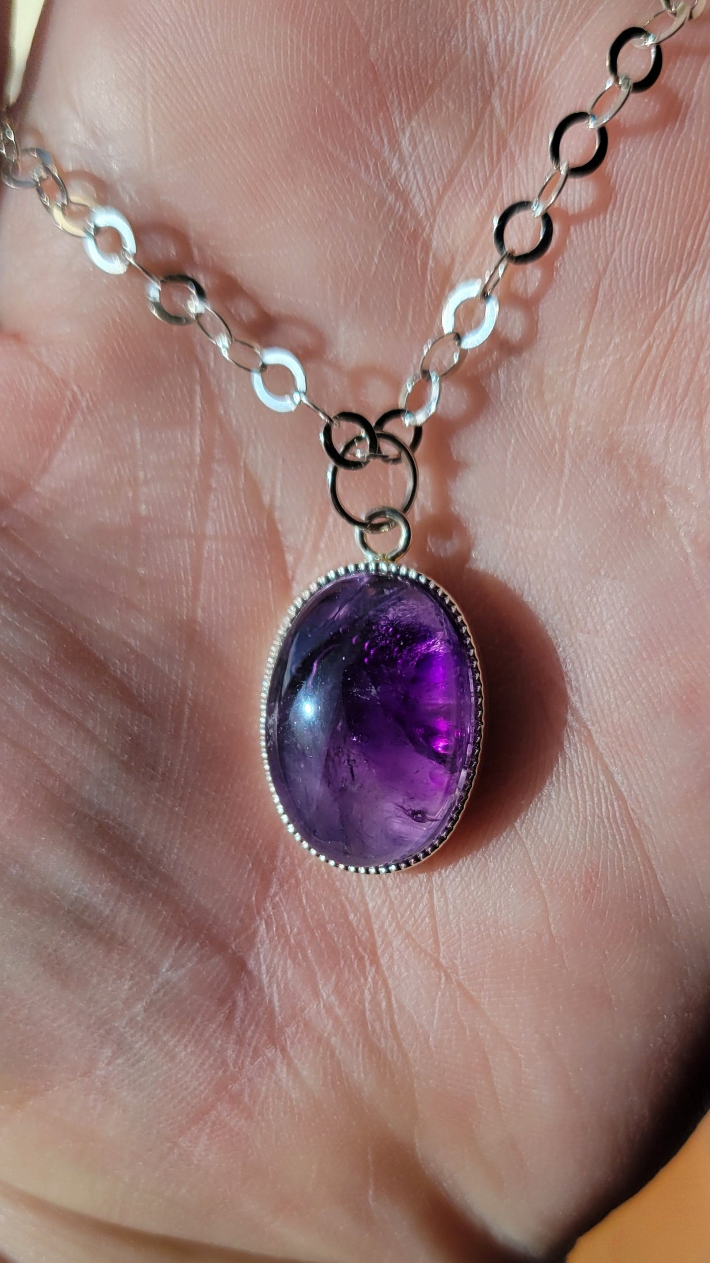 Amethyst necklace