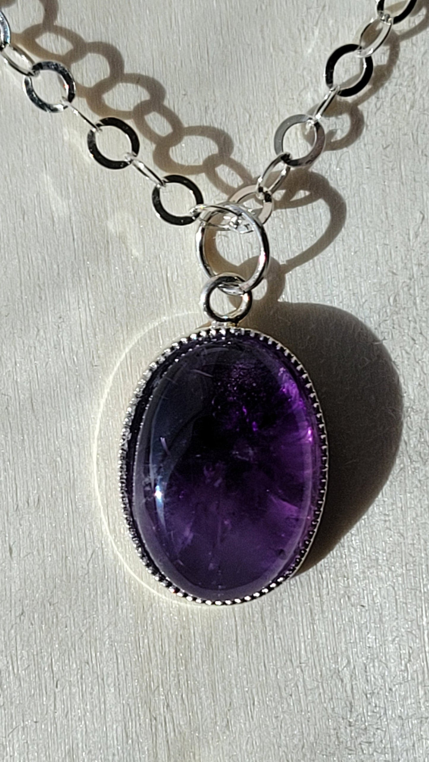 Amethyst necklace