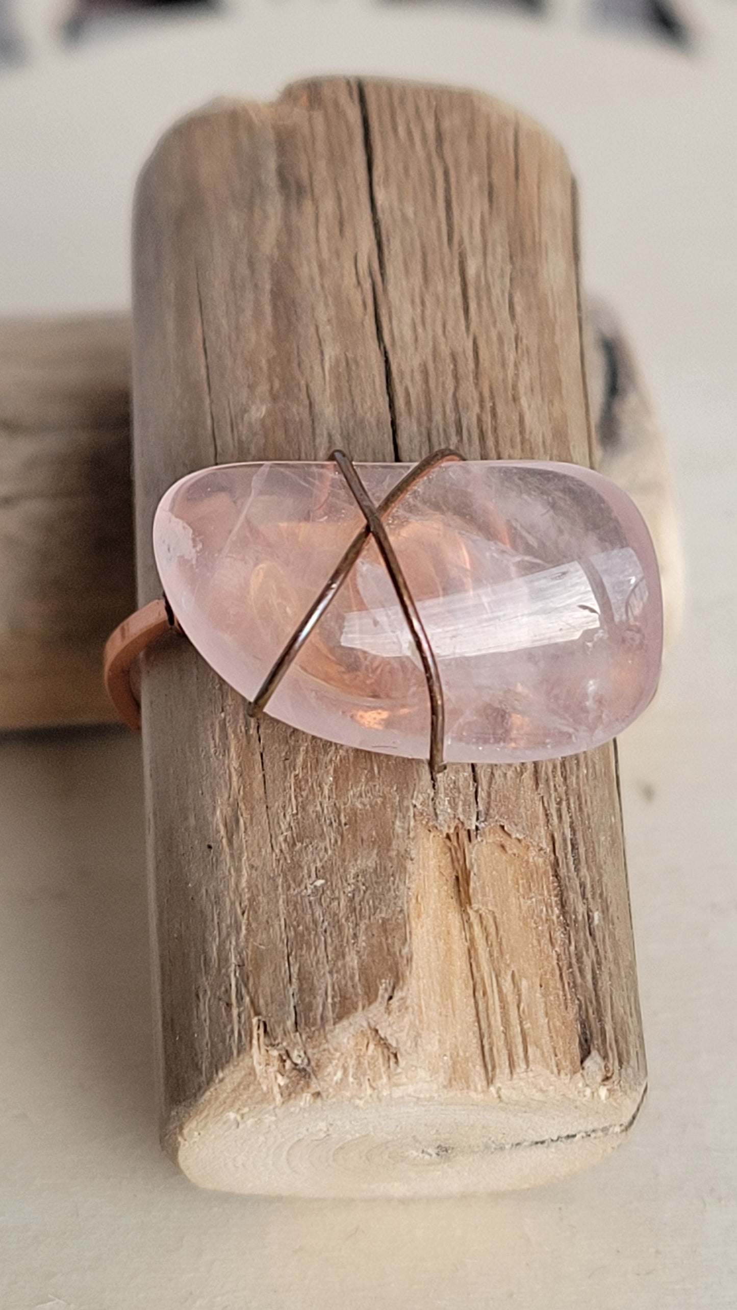 Rose Quartz Ring