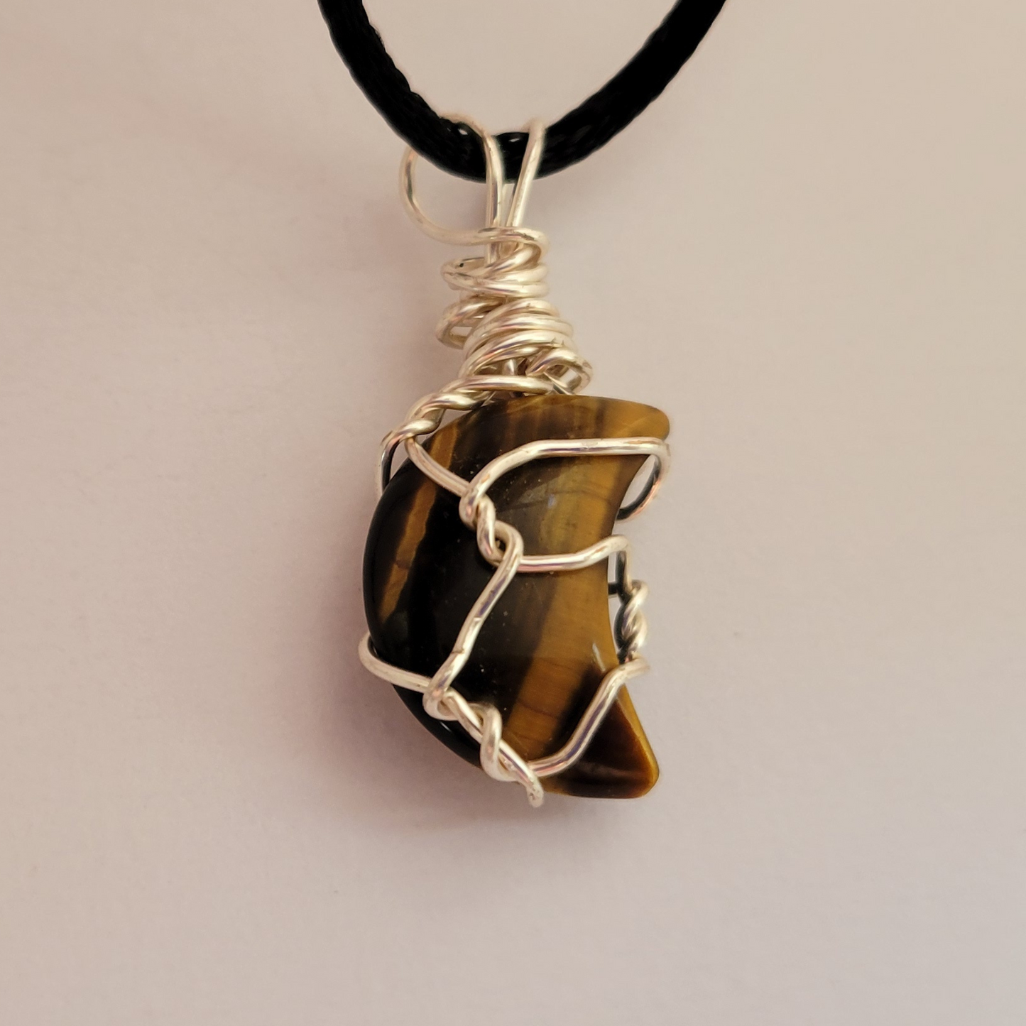🌙 Mini Moon Wire-Wrapped Necklaces
