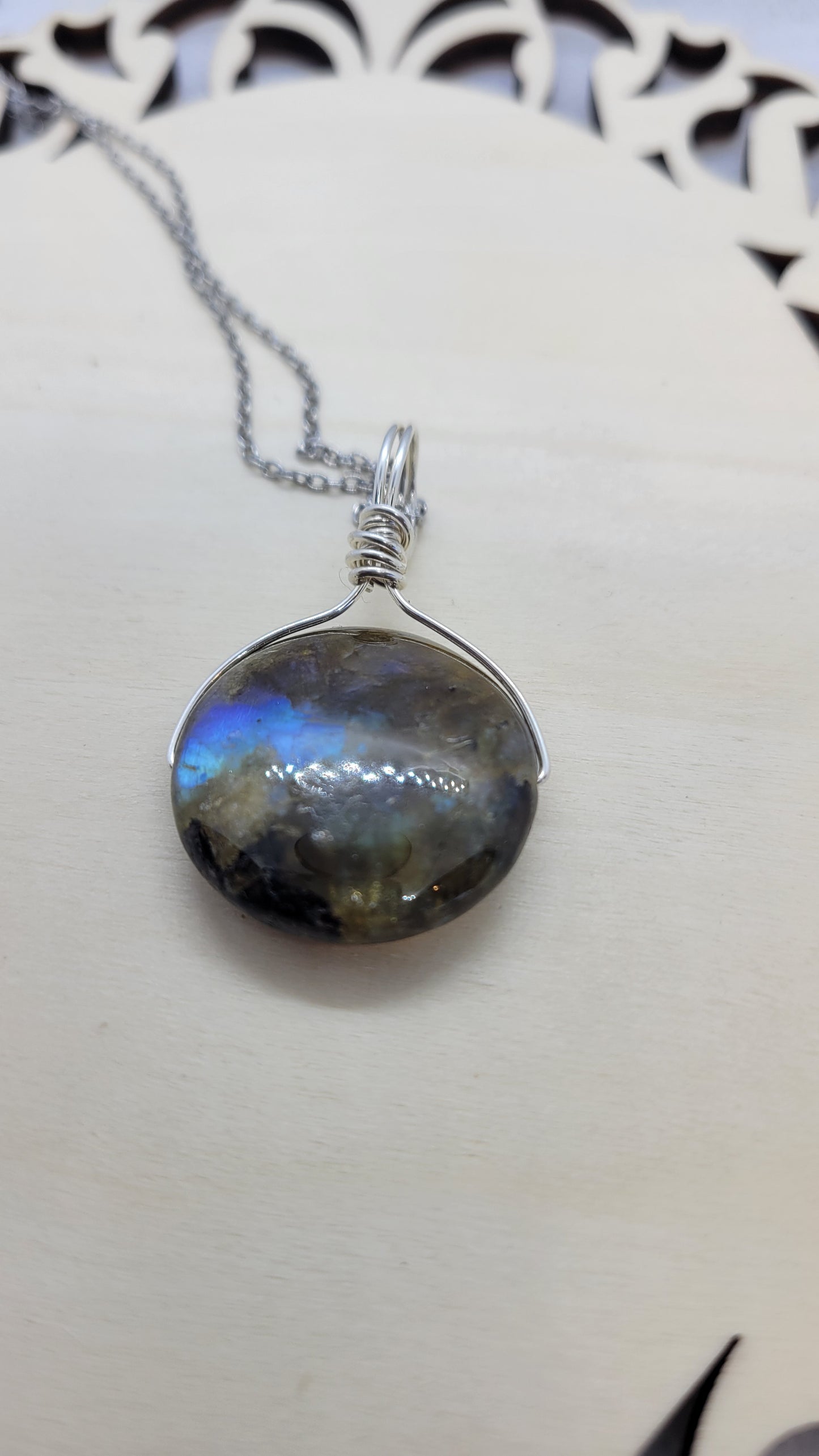 Labradorite necklace