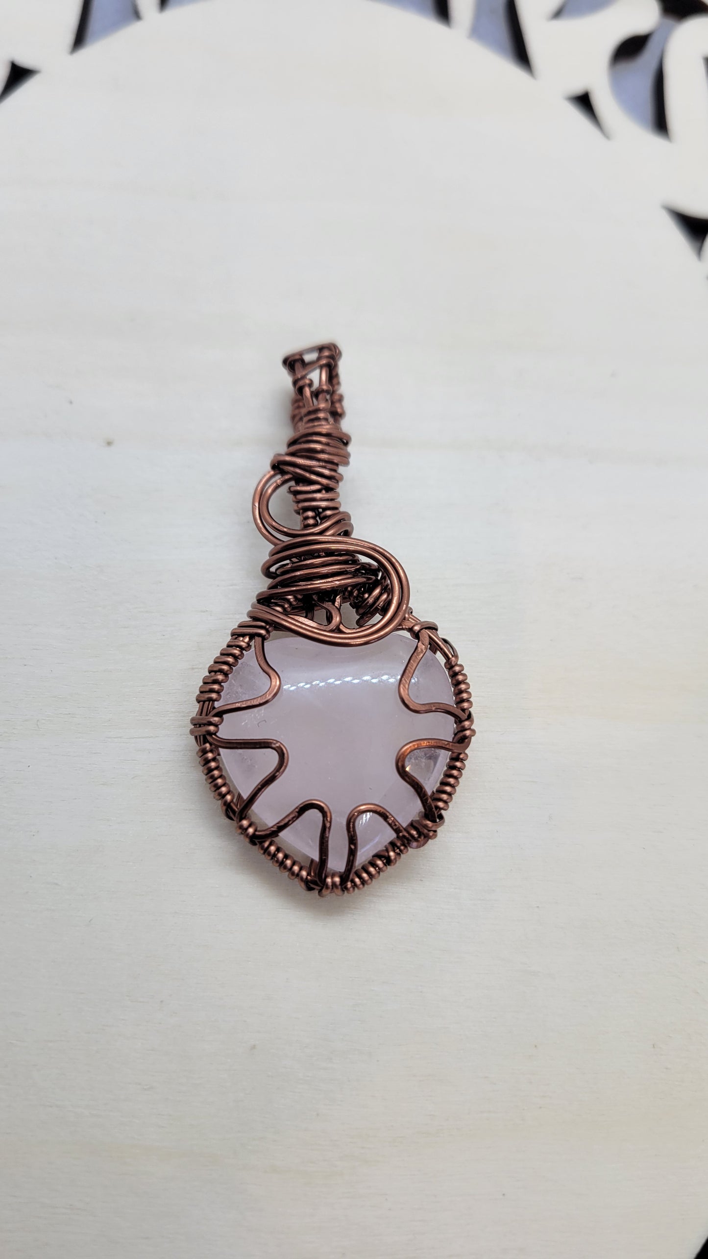 Rose quartz necklace