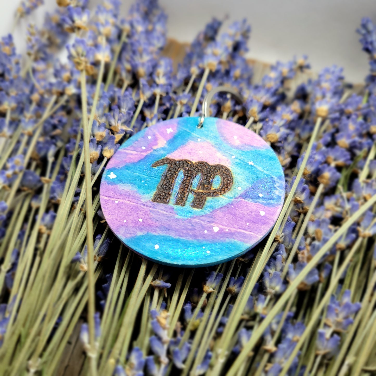 Custom Astrology Keychain woodburn