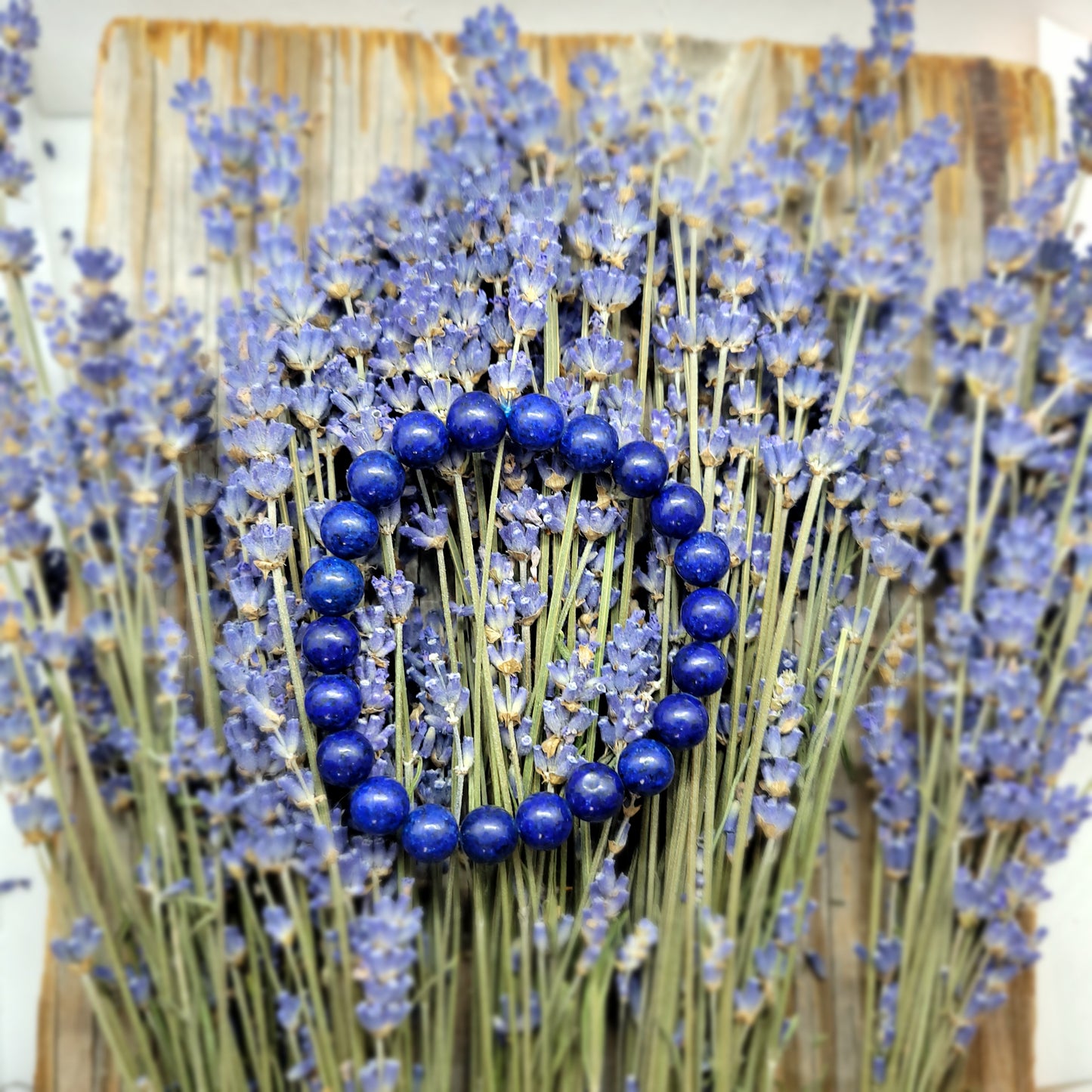 Lapis Lazuli Bead Bracelet