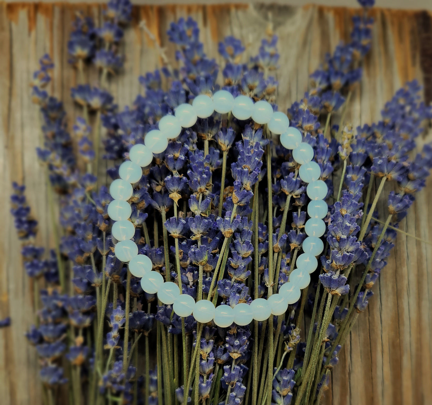 Quartz Bead Bracelet