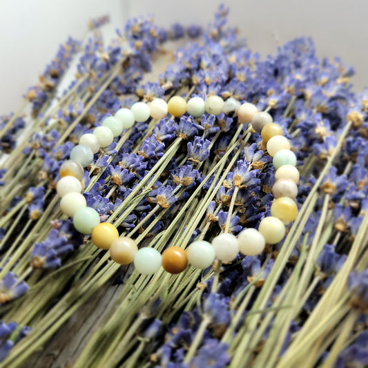 Amazonite bead bracelet