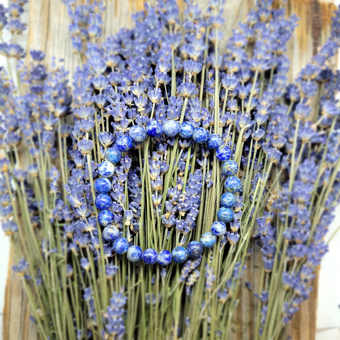 Lapis Lazuli Bead Bracelet