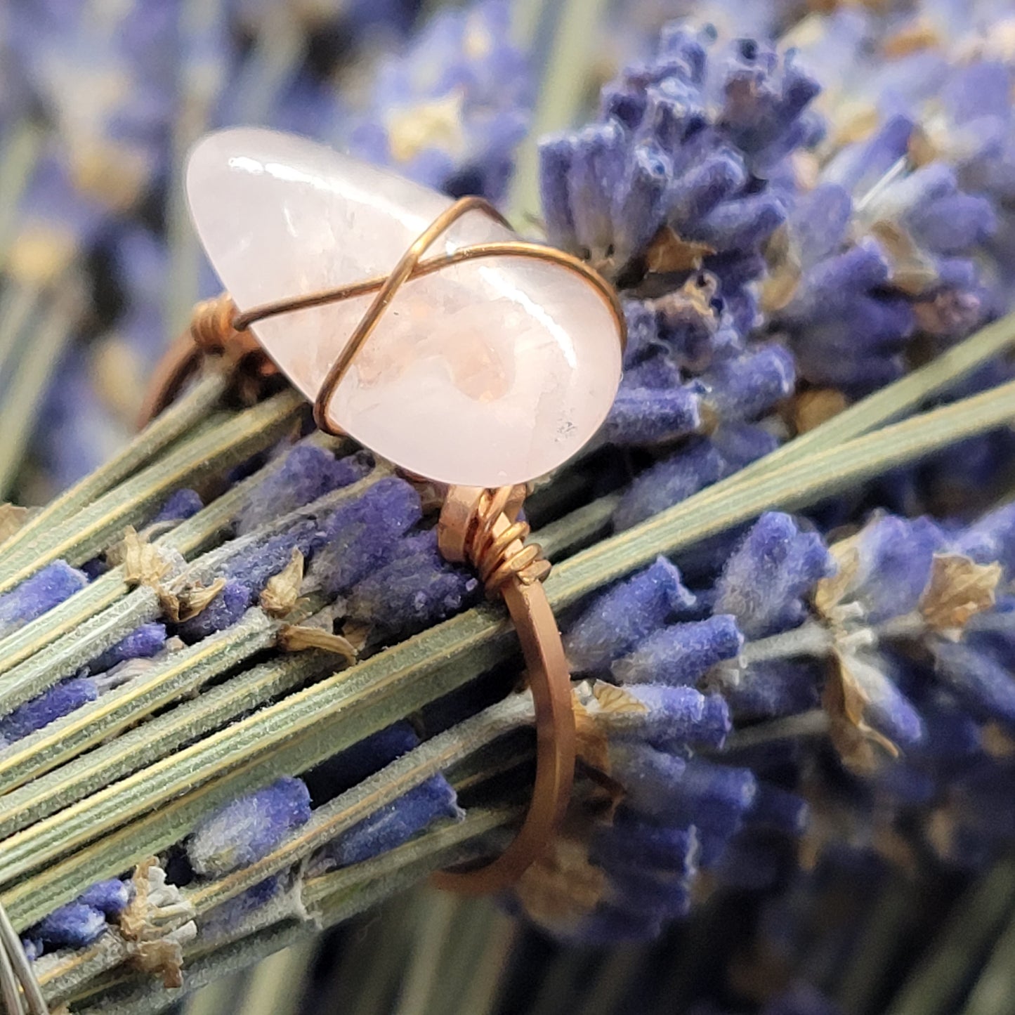 Rose Quartz Ring