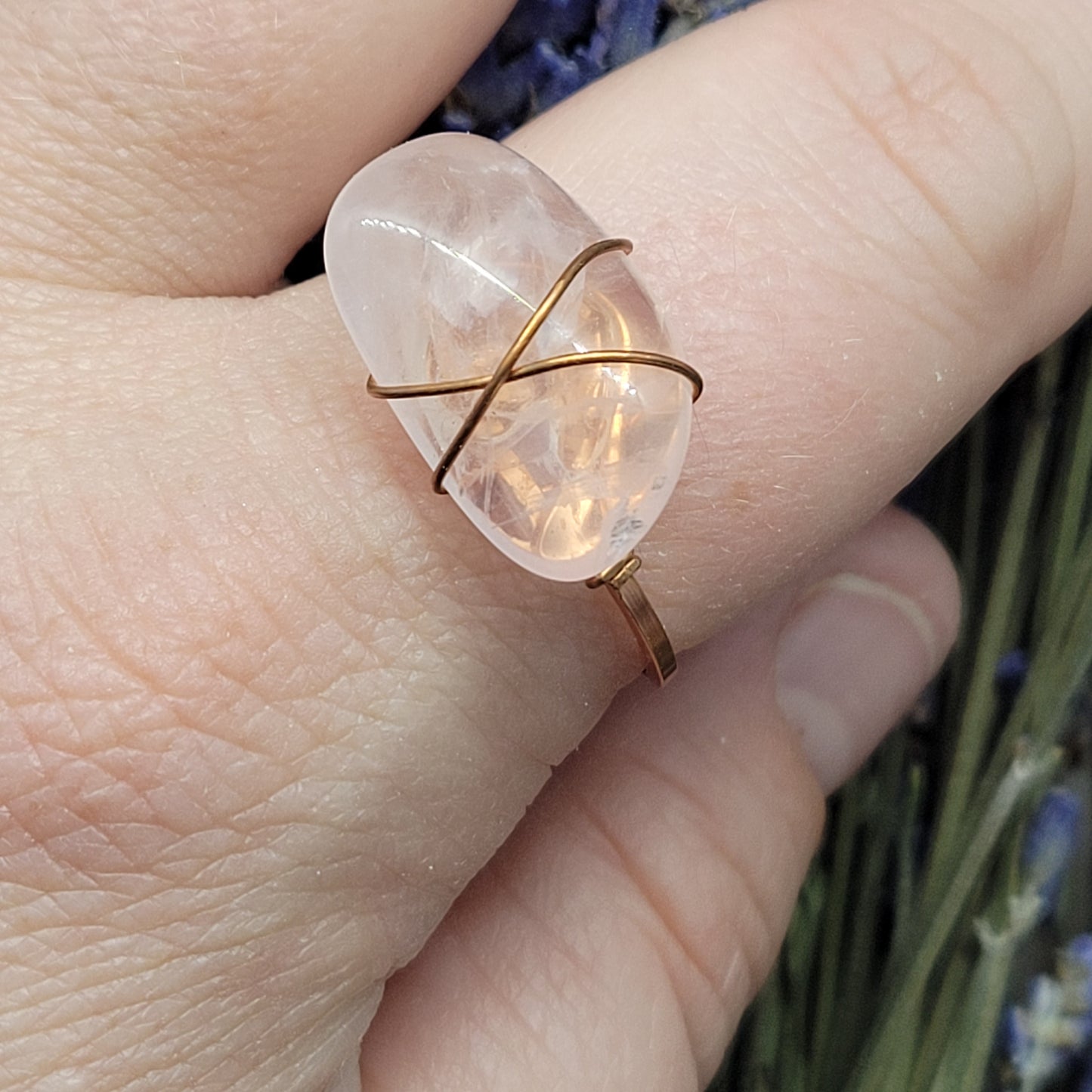 Rose Quartz Ring