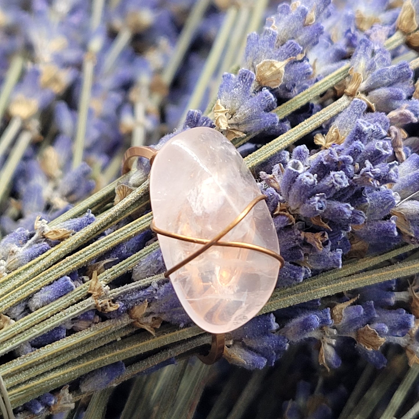 Rose Quartz Ring